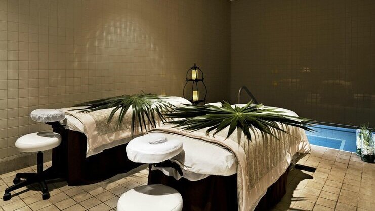 picture of two spa beds